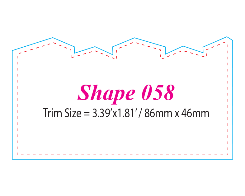 Die-cut Shape 58 